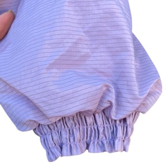 FREE PEOPLE Movement  Starting Lineup Windbreaker Bomber Purple Jacket Sml NWOT - Picture 9 of 15